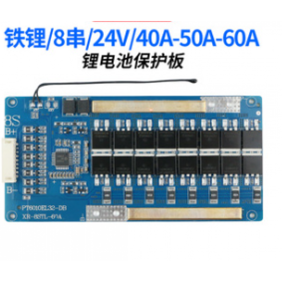 8S 60A LiFEPO4 BALANSLI BMS 